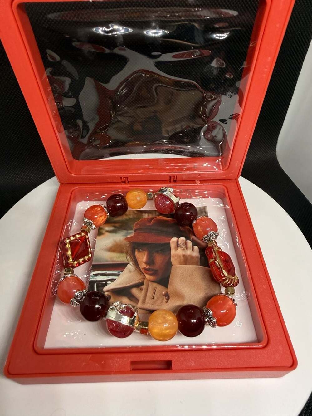 Taylor Swift Red (Taylor's Version) The Man Beaded Bracelet Official Merchandise